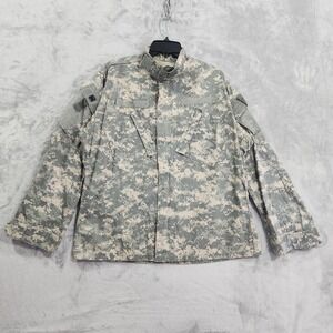 US Military Jacket Mens M Reg Gray ACU Digital Camo Army Combat Coat Uniform